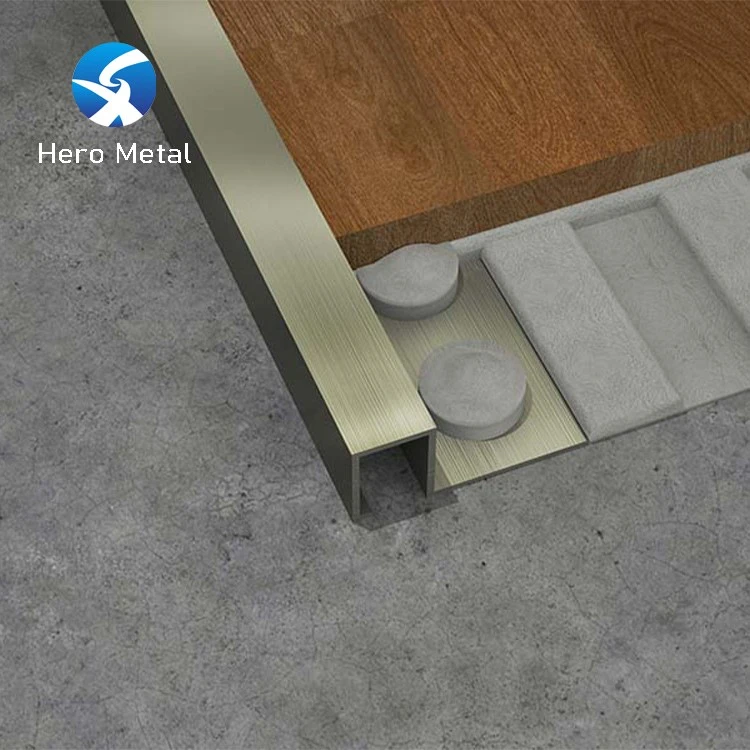brush bronze brass tile profile trim