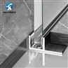 25mm width metal shower profile